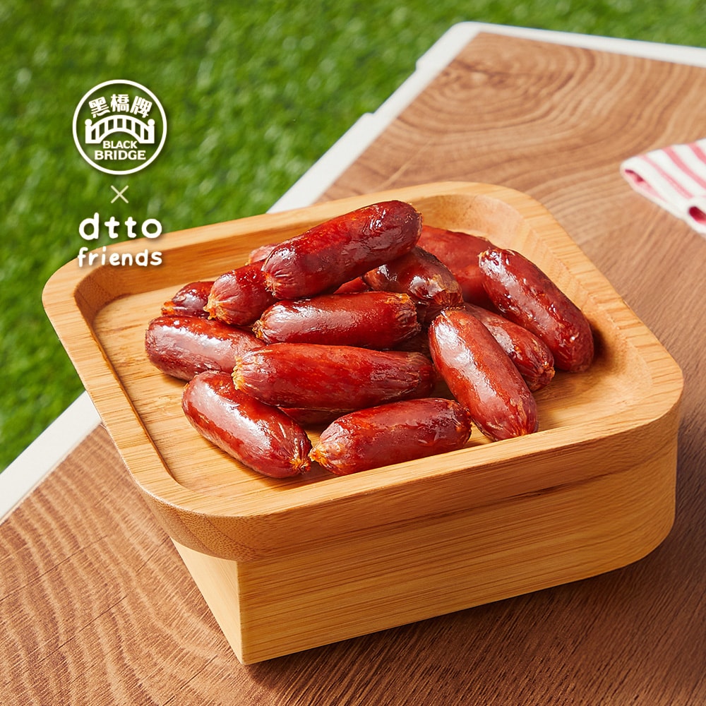 【黑橋牌】原味小香腸肉乾，5件組(50g/包)