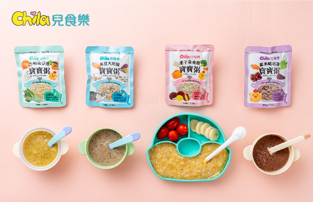 【兒食樂】寶寶粥(栗子黃金雞/米豆大尾鱸/紫米咕咕雞)(150g)_3包組