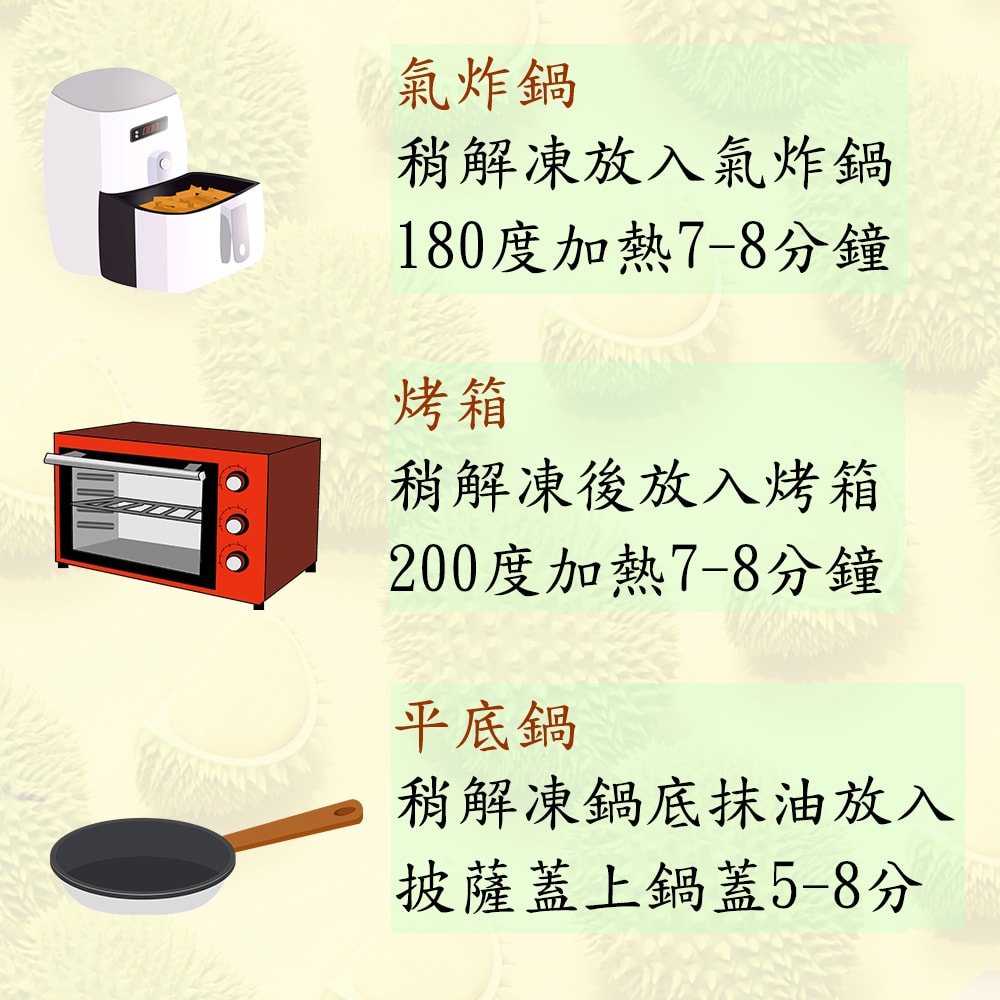 【Gold Thon】貓山王榴槤6吋披薩120公克*6片