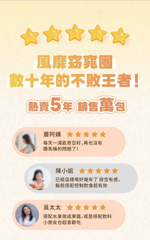 【日初良食】奇亞籽(鼠尾草籽)(400g/包)_6入組