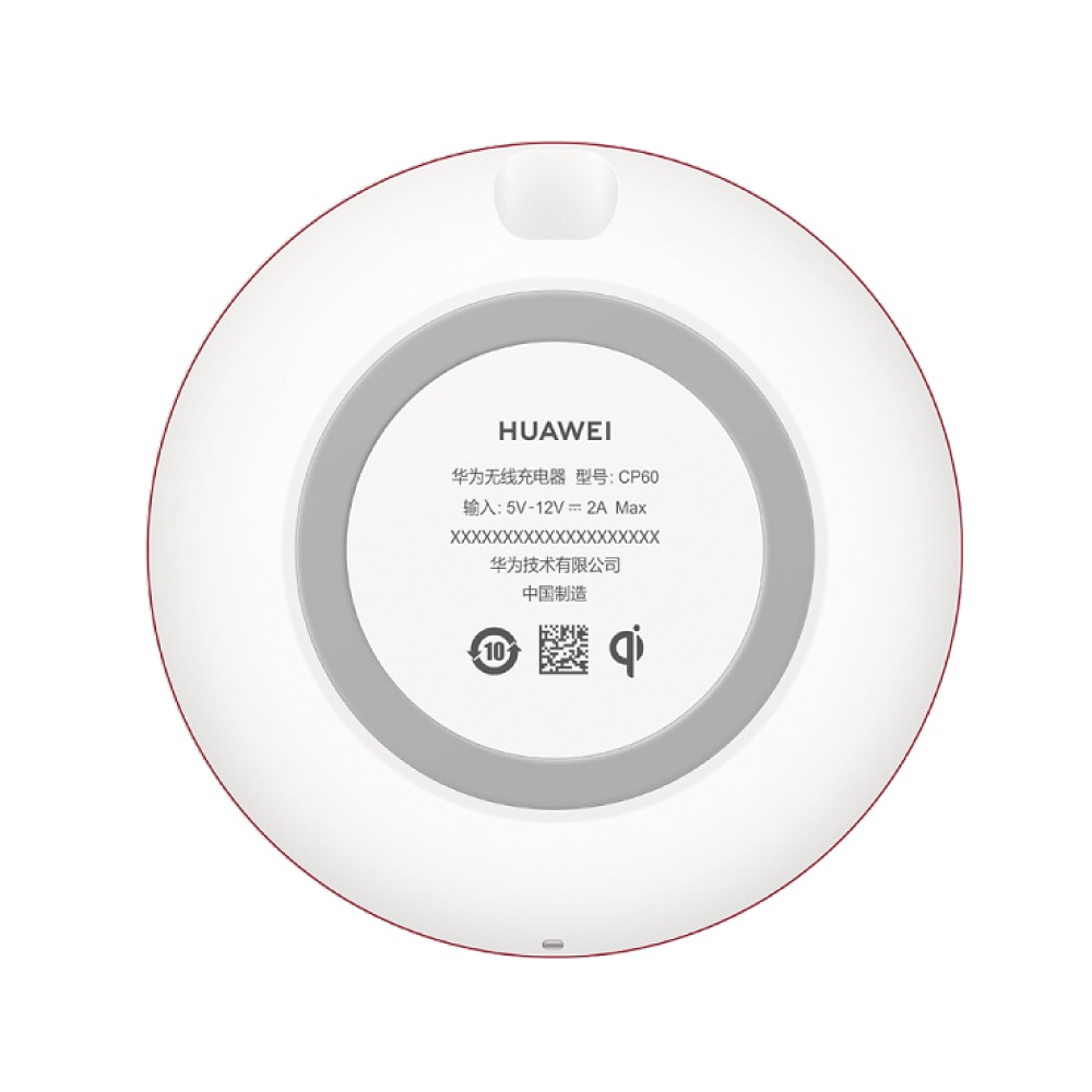 【HUAWEI 華為】原廠 無線充電板 CP60 - 贈英規充電器+Type C傳輸線 - 白色 (盒裝)