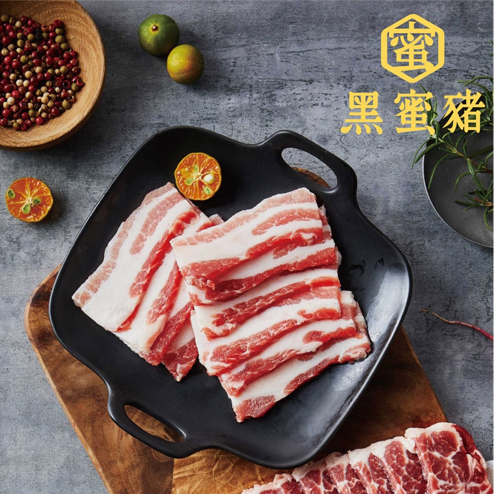 【大成食品】中秋嚴選肉多多套餐7+1件組_黑蜜豬燒烤肉片-胛心*2/五花*1/梅花*1包/里肌*2包+蒜香雞肉串*1包+贈日式鹽麴醬燒豚