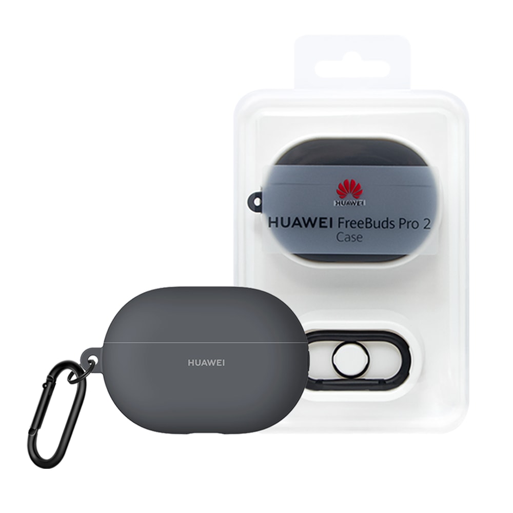 【HUAWEI 華為】原廠 Freebuds Pro 2 保護套 - 深灰色 (盒裝)