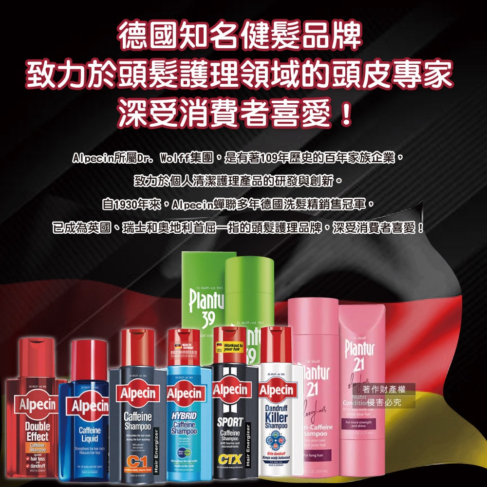 【Alpecin】強健髮根控油不含矽靈咖啡因洗髮露250ml/瓶-C1黑色經典(清爽柑橘香調,90周年限定,舒涼護髮洗髮精,男士調理油性髮質洗淨頭皮)