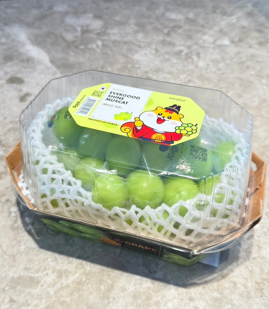 【舒果】韓國麝香葡萄 (2盒/600g*2/約1.2kg/箱)