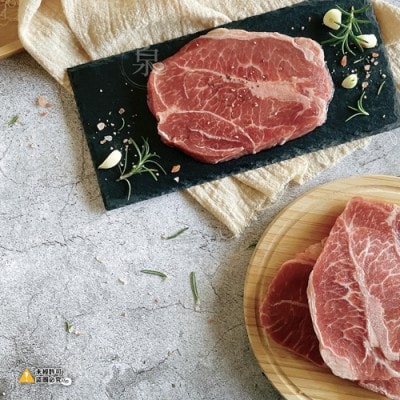 【愛尚豐饒】任- 美國安格斯熟成板腱牛排-300g-2~3片-包 (1包)