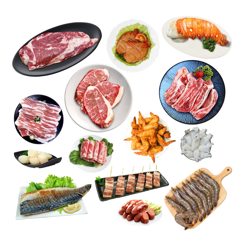 【築地一番鮮】中秋烤肉海陸14件派對(約6-10人份/約4kg)