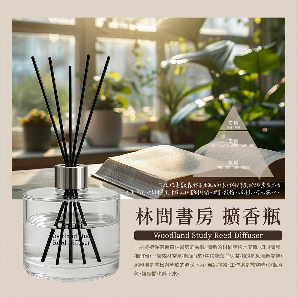 【Chuli】初梨香氛擴香瓶系列 200mlx3入
