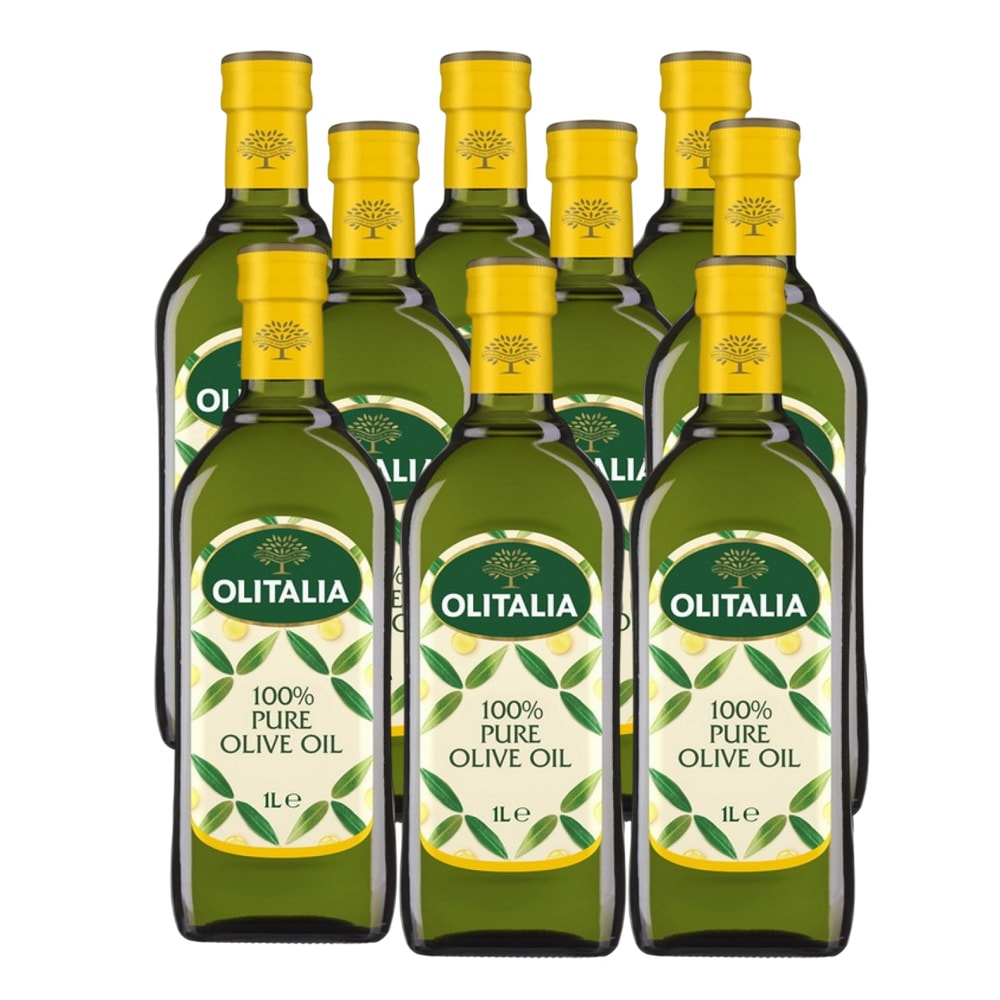 【Olitalia奧利塔】義大利 奧利塔純橄欖油1公升*9瓶(原箱)