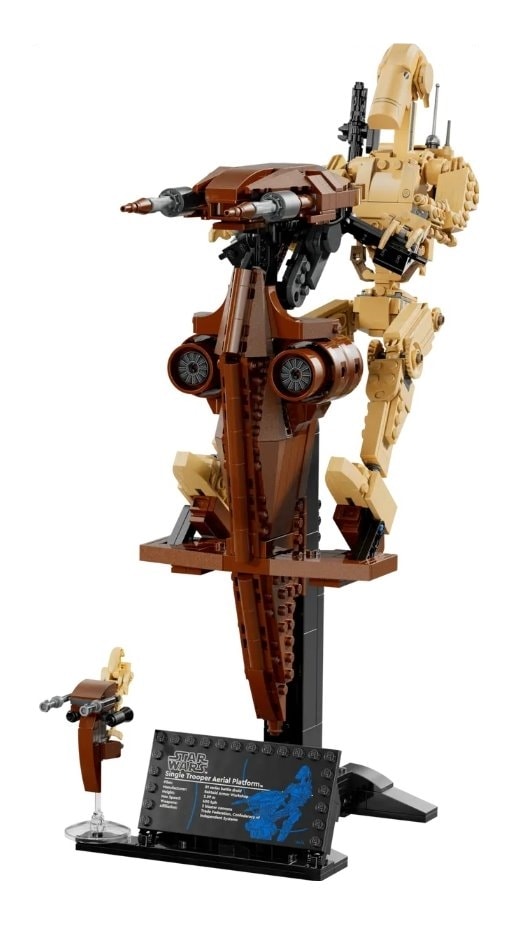 【LEGO 樂高】磚星球〡 75428 星際大戰 戰鬥機器人™ 和單兵空中平台 Battle Droid™ with STAP