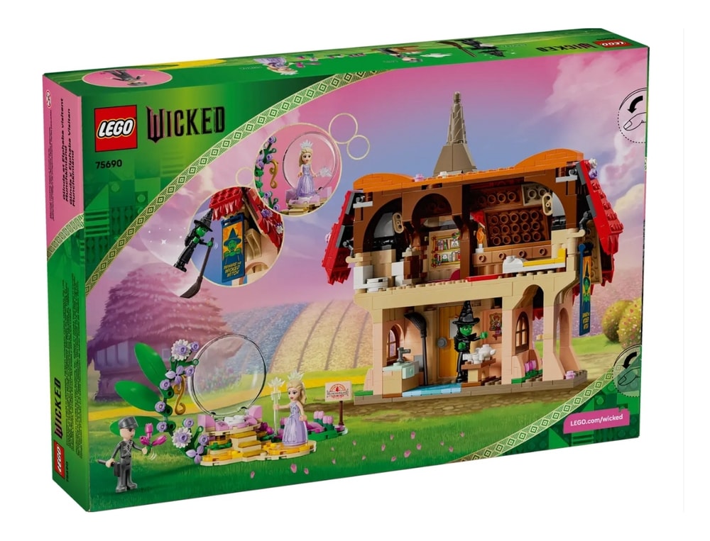 【LEGO 樂高】磚星球〡 75690 魔法壞女巫系列 格琳達和艾法芭造訪芒奇金國 Glinda & Elphaba Visit Munchkinland