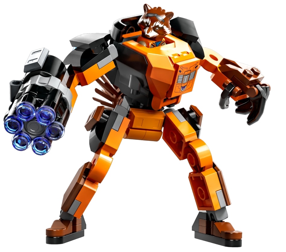 【LEGO 樂高】磚星球〡 76243 漫威系列 火箭浣熊武裝機甲 Rocket Mech Armor