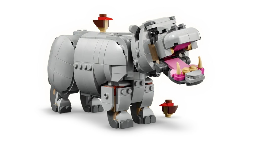 【LEGO 樂高】磚星球〡 31171 創意三合一系列 野生動物 雄壯犀牛和小鳥 Wild Animals: Majestic Rhino with Birds