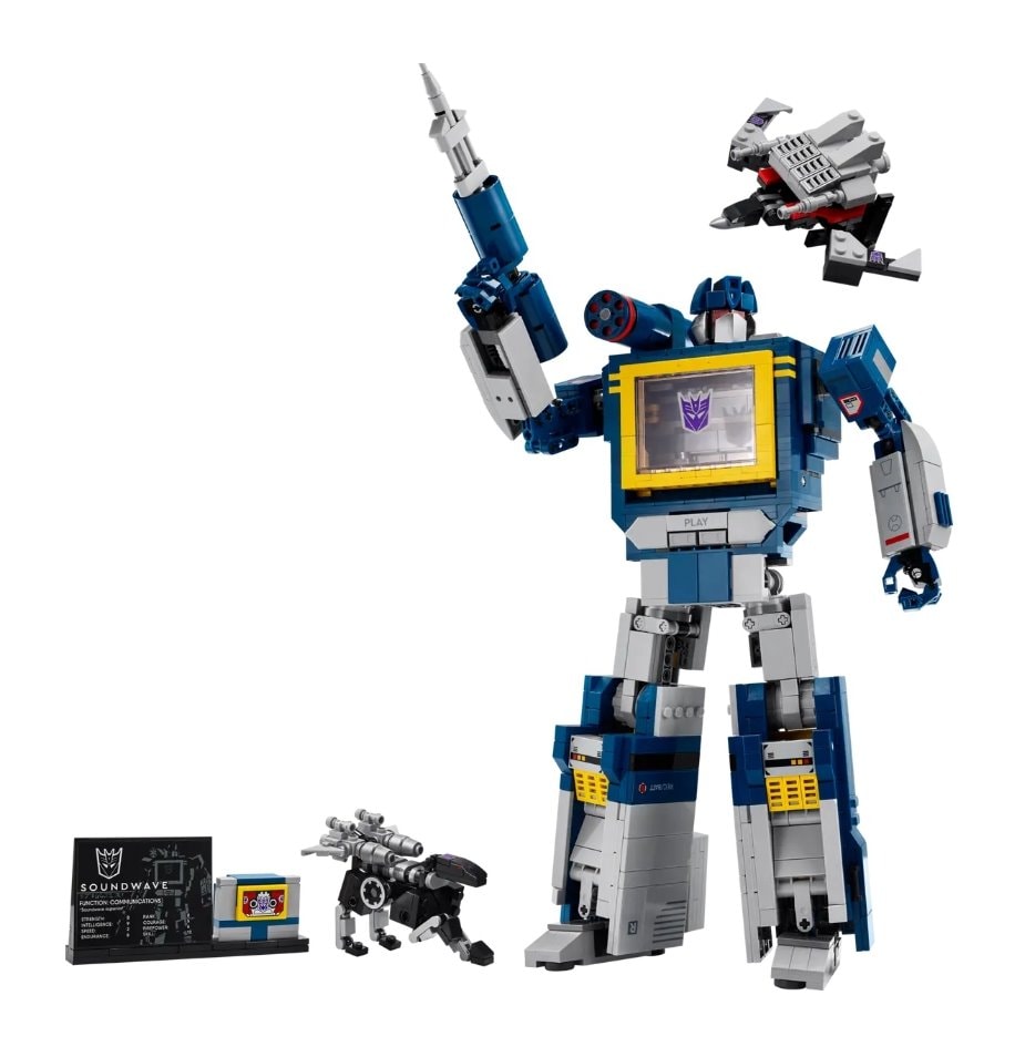 【LEGO 樂高】磚星球〡 10358 ICONS™ 變形金剛 音波 Transformers Soundwave