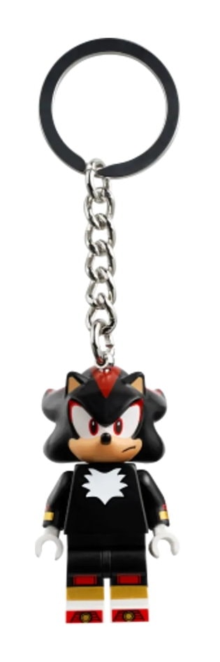 【LEGO 樂高】磚星球〡 854302 夏特 Shadow the Hedgehog Key Chain