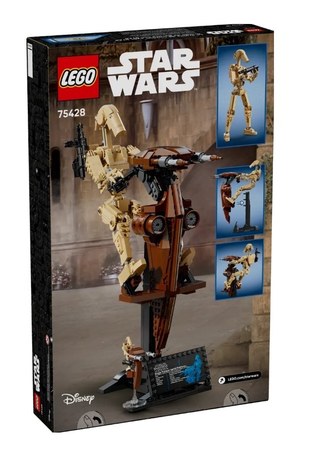 【LEGO 樂高】磚星球〡 75428 星際大戰 戰鬥機器人™ 和單兵空中平台 Battle Droid™ with STAP