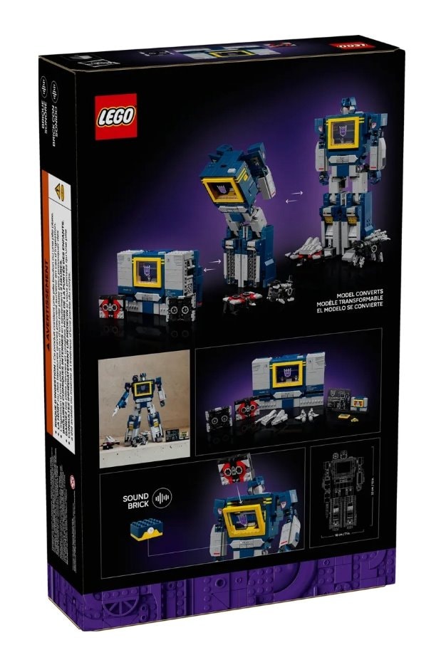 【LEGO 樂高】磚星球〡 10358 ICONS™ 變形金剛 音波 Transformers Soundwave