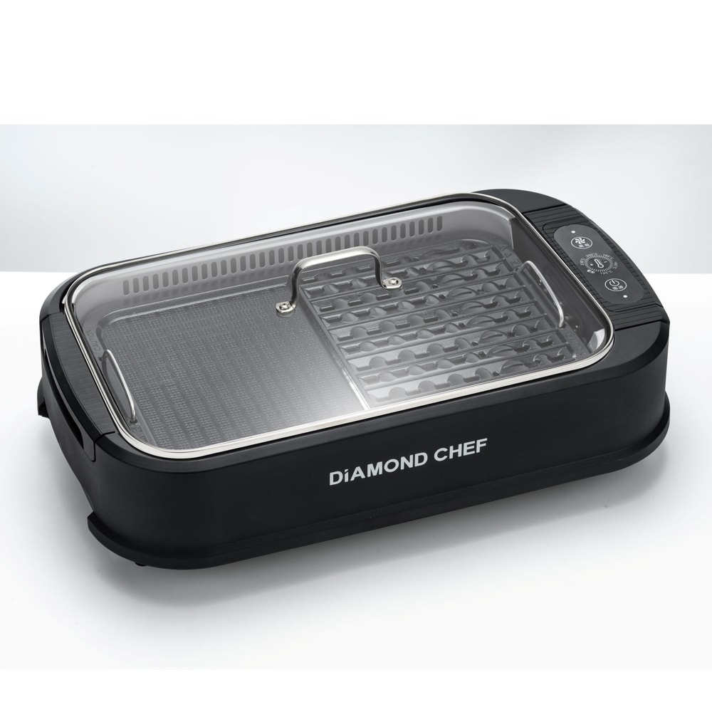 【Diamond Chef】智能觸控二合一無煙電烤盤 EL18023-10100