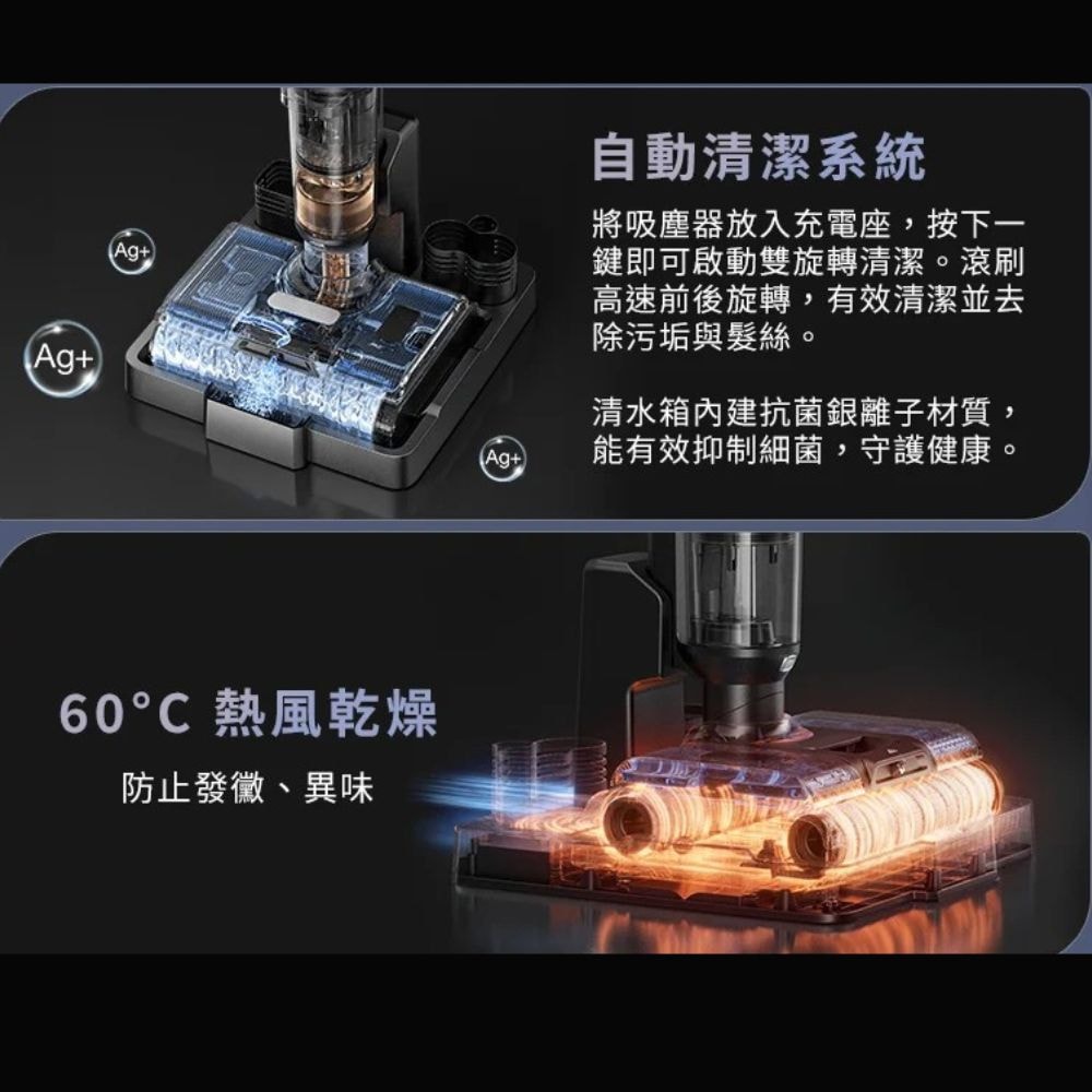 【JIMMY吉米】PW11 PRO MAX 五合一平躺洗地吸塵器(21000Pa/洗地機/除蹣機/熱烘乾)