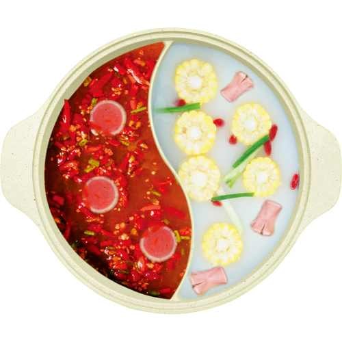 【pierre cardin 皮爾卡登】萊茵鴛鴦鍋30CM