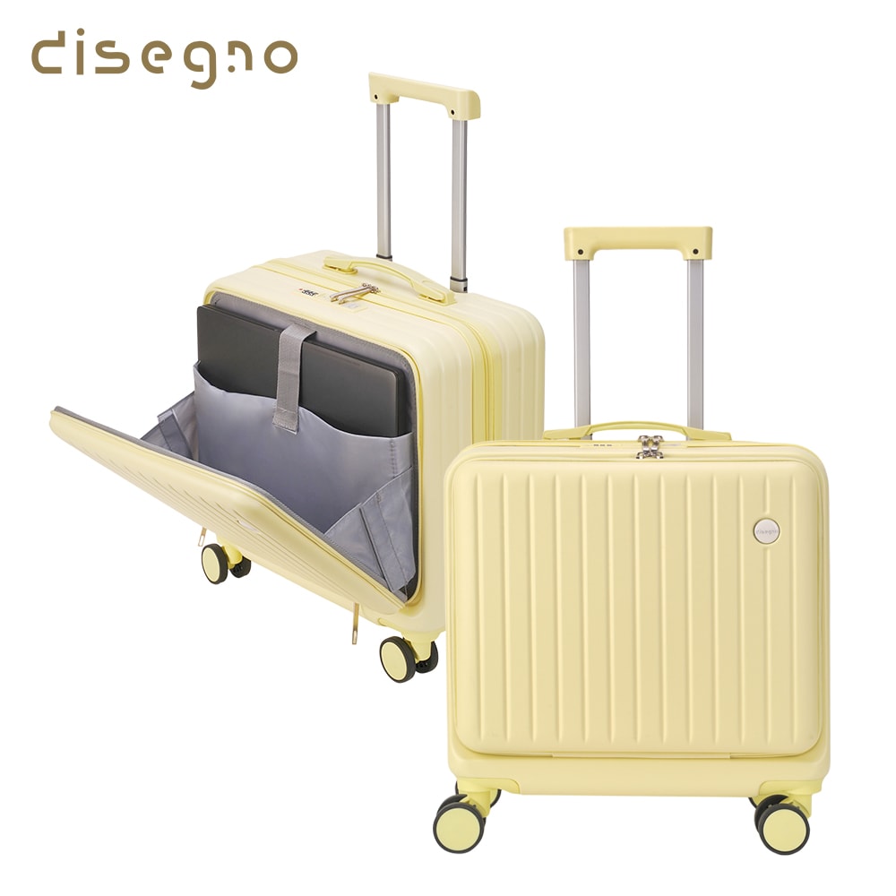 【DISEGNO】18吋完美主義前開拉鍊商務箱