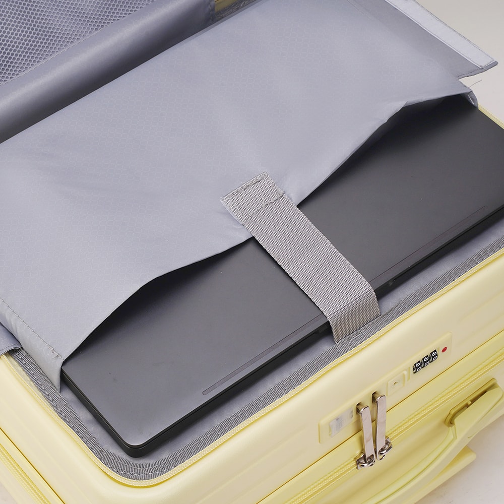 【DISEGNO】18吋完美主義前開拉鍊商務箱