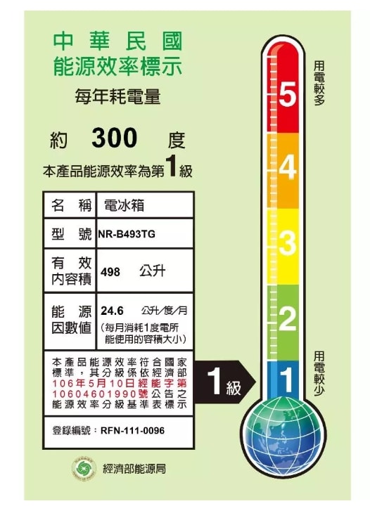 【Panasonic 國際牌】NR-B493TG-W 498公升 一級 變頻雙門冰箱-翡翠白