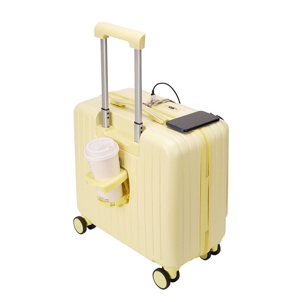 【DISEGNO】18吋完美主義前開拉鍊商務箱