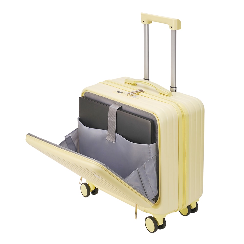 【DISEGNO】18吋完美主義前開拉鍊商務箱