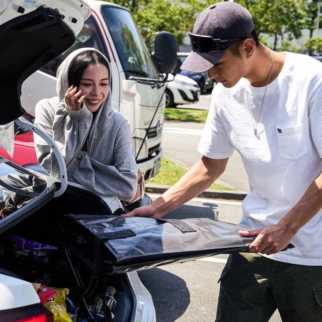 【+886極野家】豆鯊包 中款 M-三色任選+贈同色凹豆包