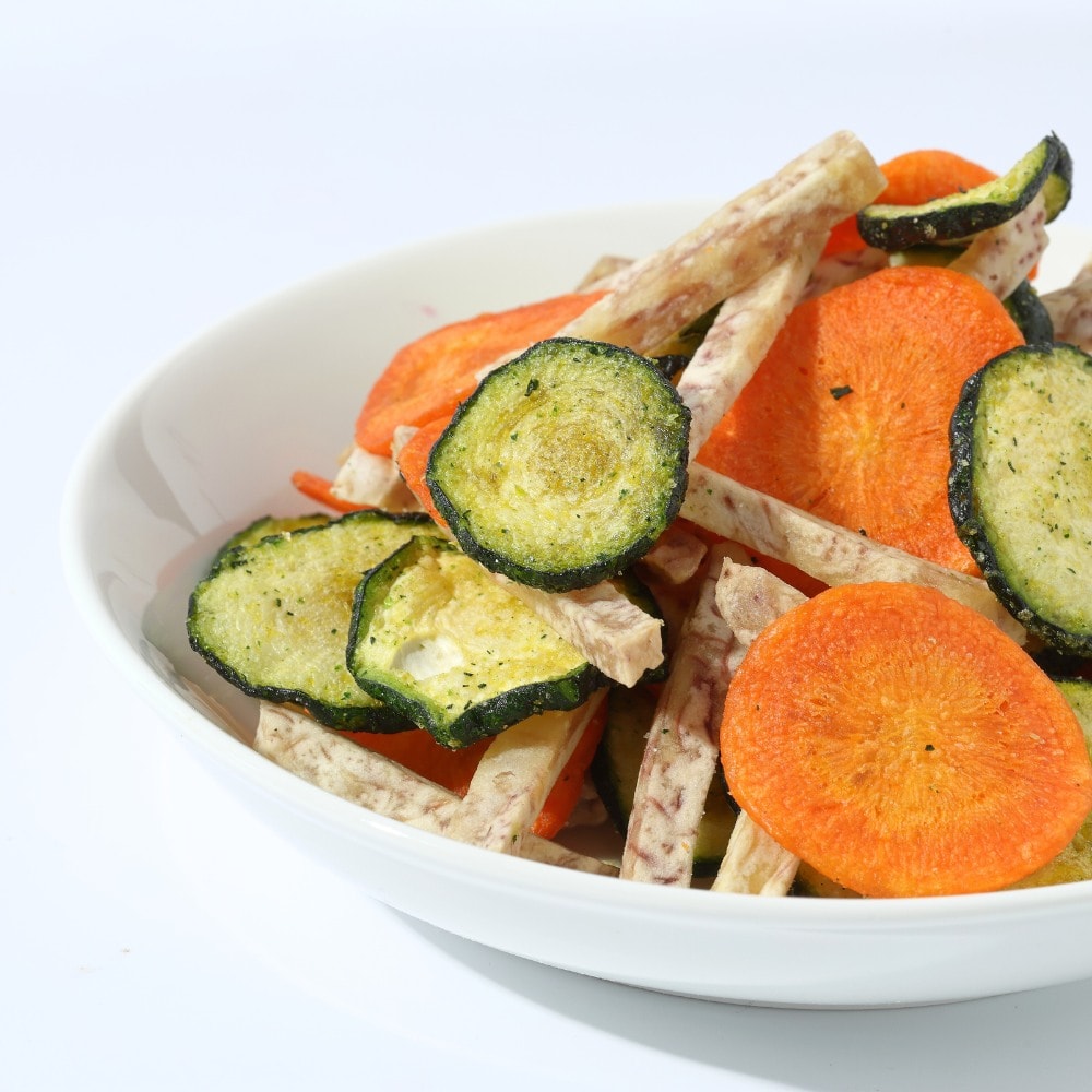 【永禎】禎蔬脆 | 蔬菜脆片 - 櫛瓜/芋頭/紅蘿蔔-3入組-(100g/包)