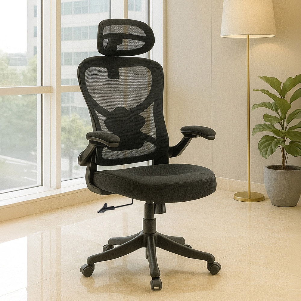 【Hampton 漢汀堡】克斯爾網布扶手辦公椅-多色可選