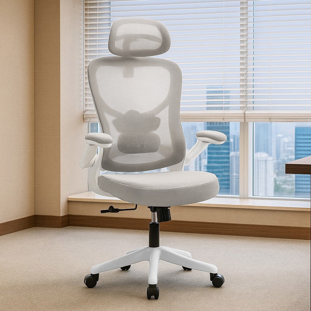 【Hampton 漢汀堡】克斯爾網布扶手辦公椅-多色可選