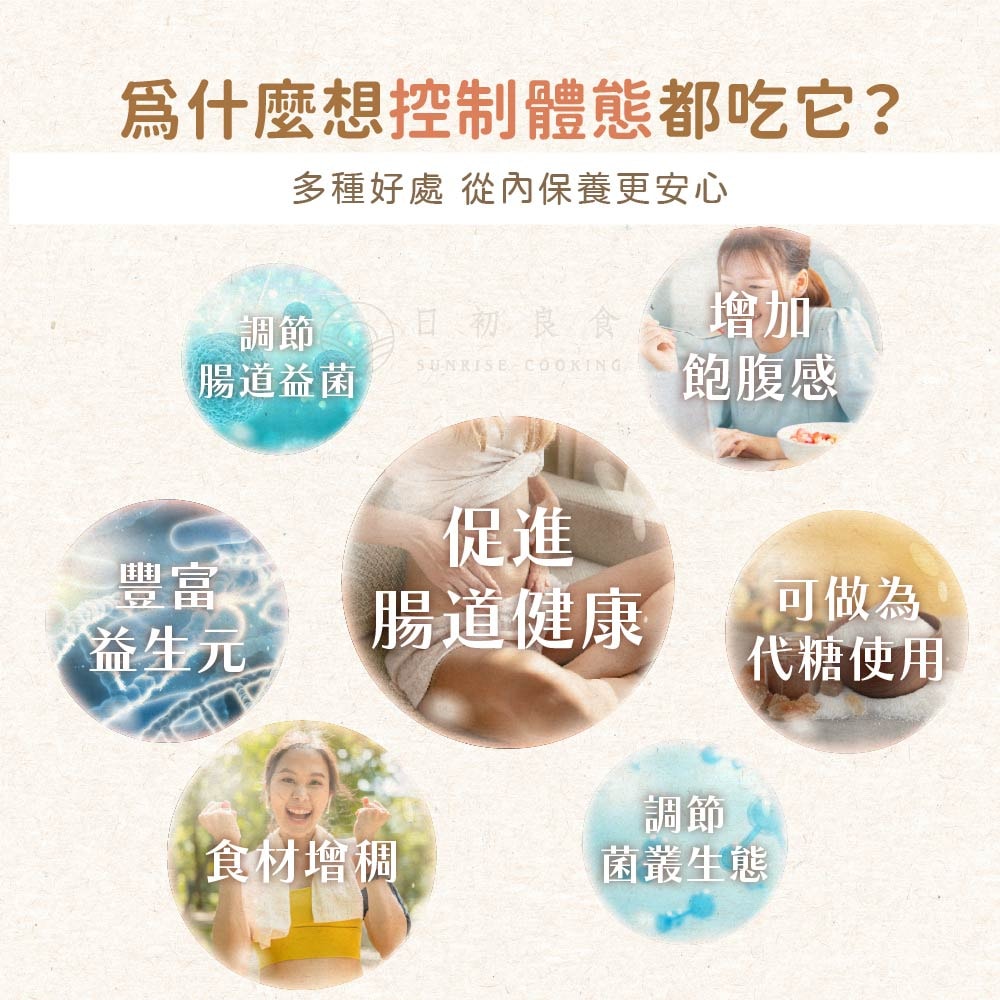 【日初良食】長鏈/短鏈菊苣纖維(250g/包) _2入組