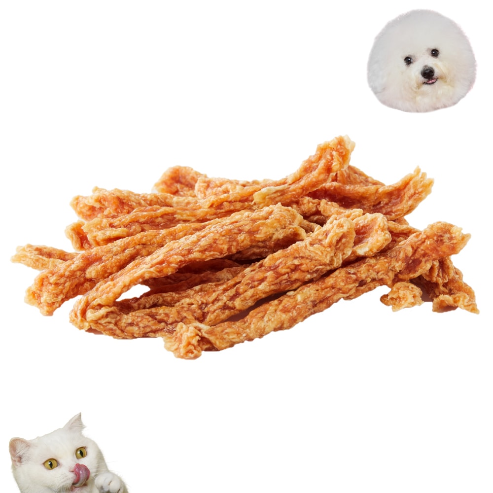 【汪事如意】原肉零食-軟骨雞扁條50g(10包組)