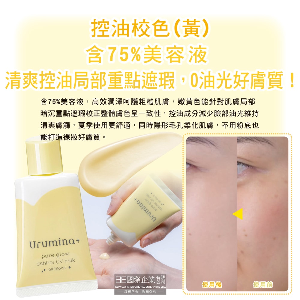 【KOSE 高絲】Urumina+晨間潤澤隔離霜SPF50+ 35gx1入/袋