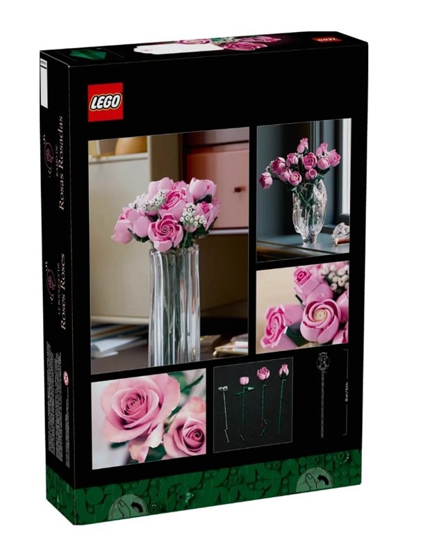【LEGO 樂高】磚星球〡 10374 花藝系列 粉紅玫瑰花束 Bouquet of Pink Roses