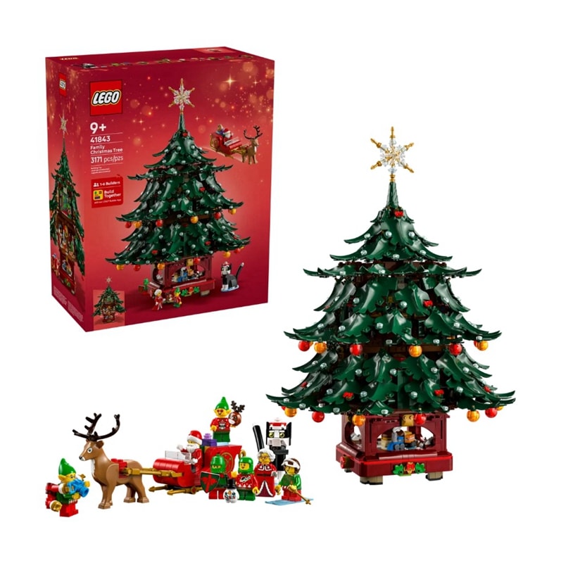 【LEGO 樂高】磚星球〡 41843 節慶系列 家庭耶誕樹擺飾 Family Christmas Tree Decoration