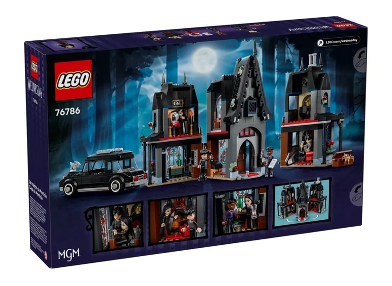 【LEGO 樂高】磚星球〡 76786 星期三系列 魔帝女的小屋 Morticia's Cottage