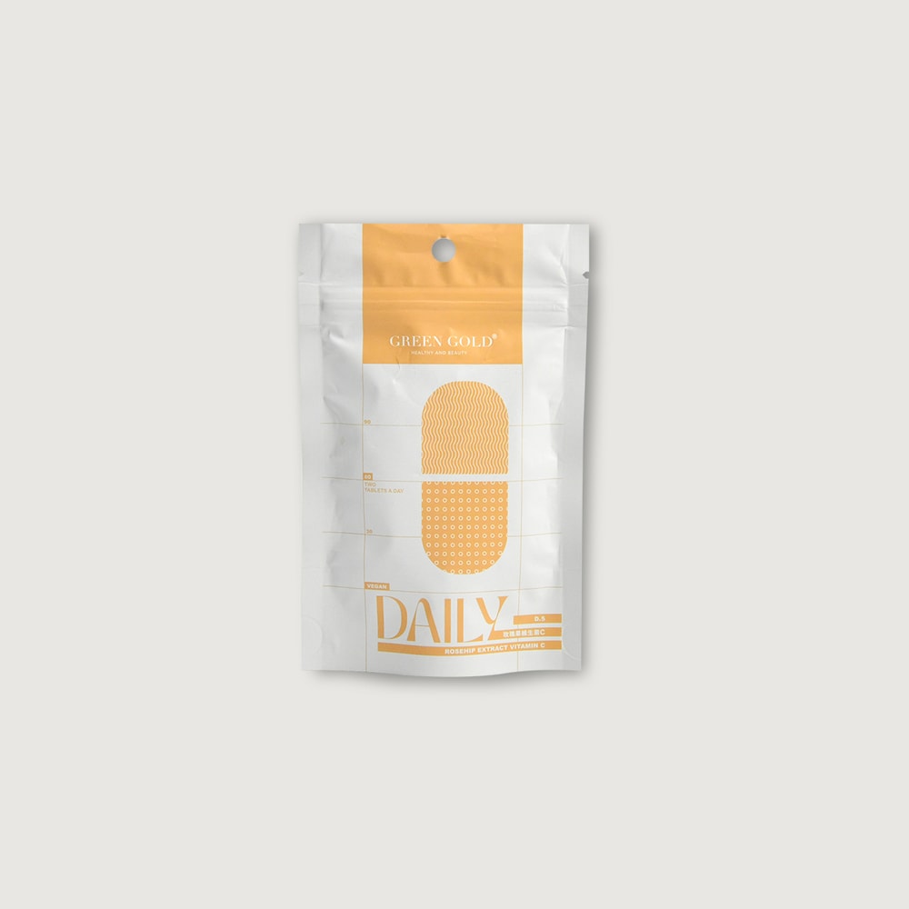 【GREEN GOLD】DAILY 玫瑰果維生素C錠 60顆