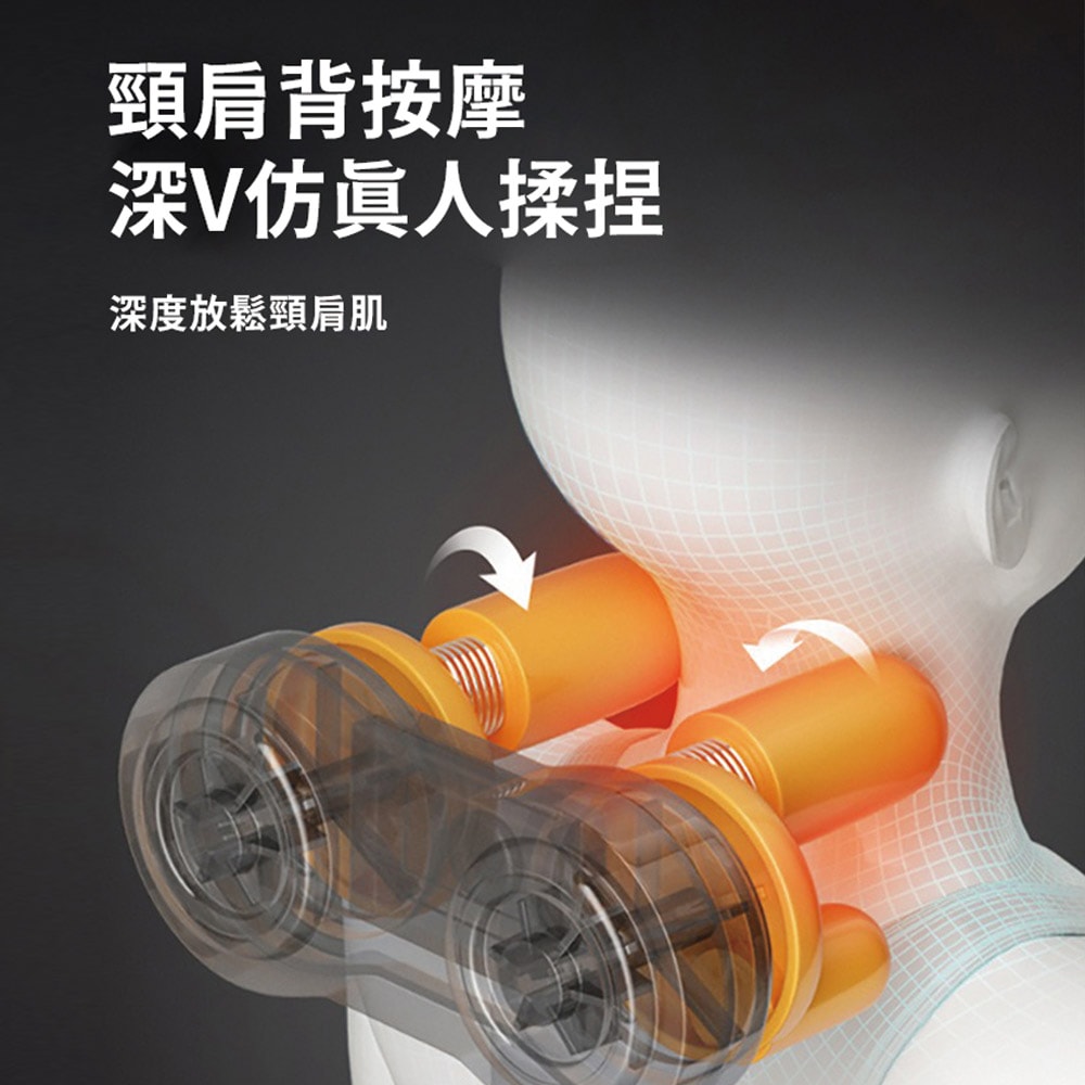 【CY 呈云】【NOVOICE 諾維斯】旗艦款全自動背部五點按摩熱敷椅墊SB-A11