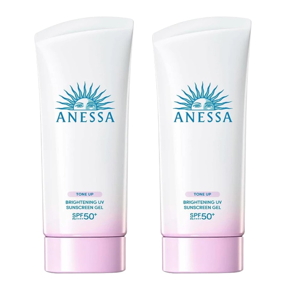 【SHISEIDO 資生堂】安耐曬ANESSA美光燈潤色防曬凝膠90g買1送1(專櫃公司貨)