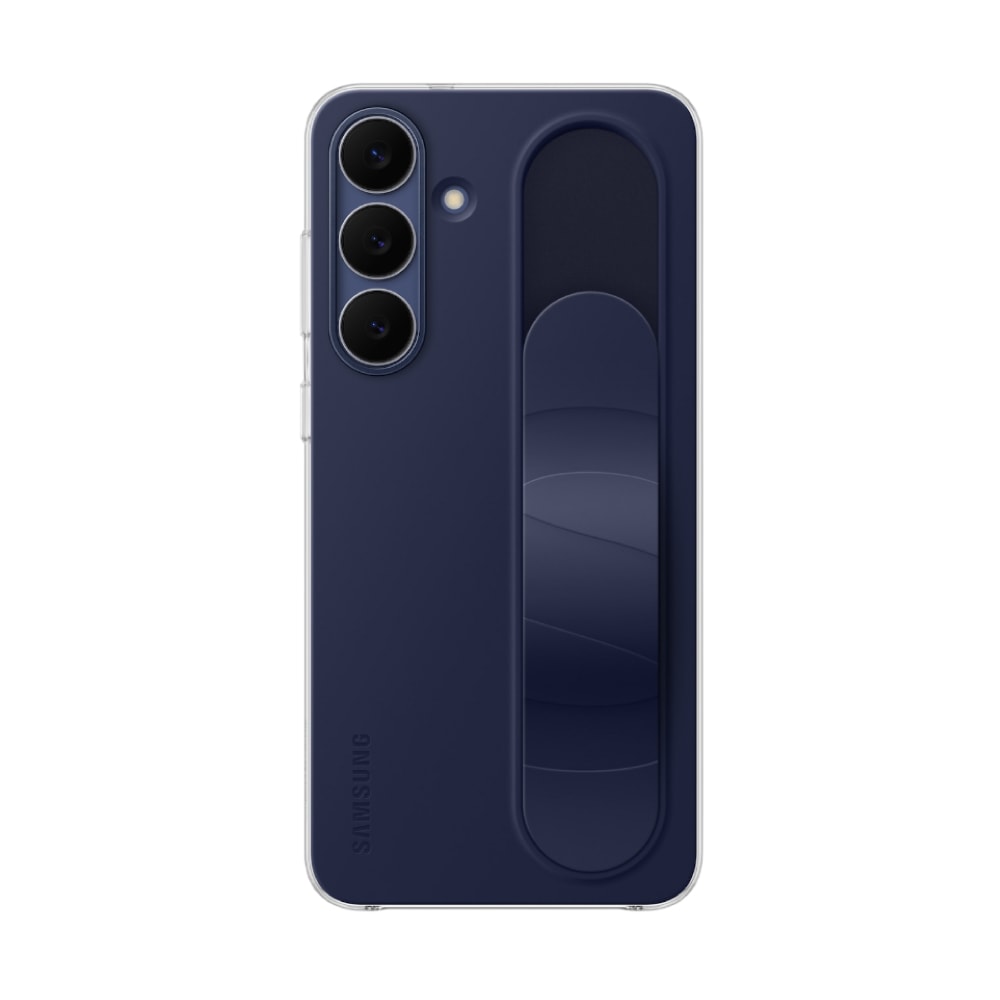 【Samsung 三星】Galaxy S25 FE 原廠立架式矽膠保護殼 - 附指環帶 (EF-GS731)