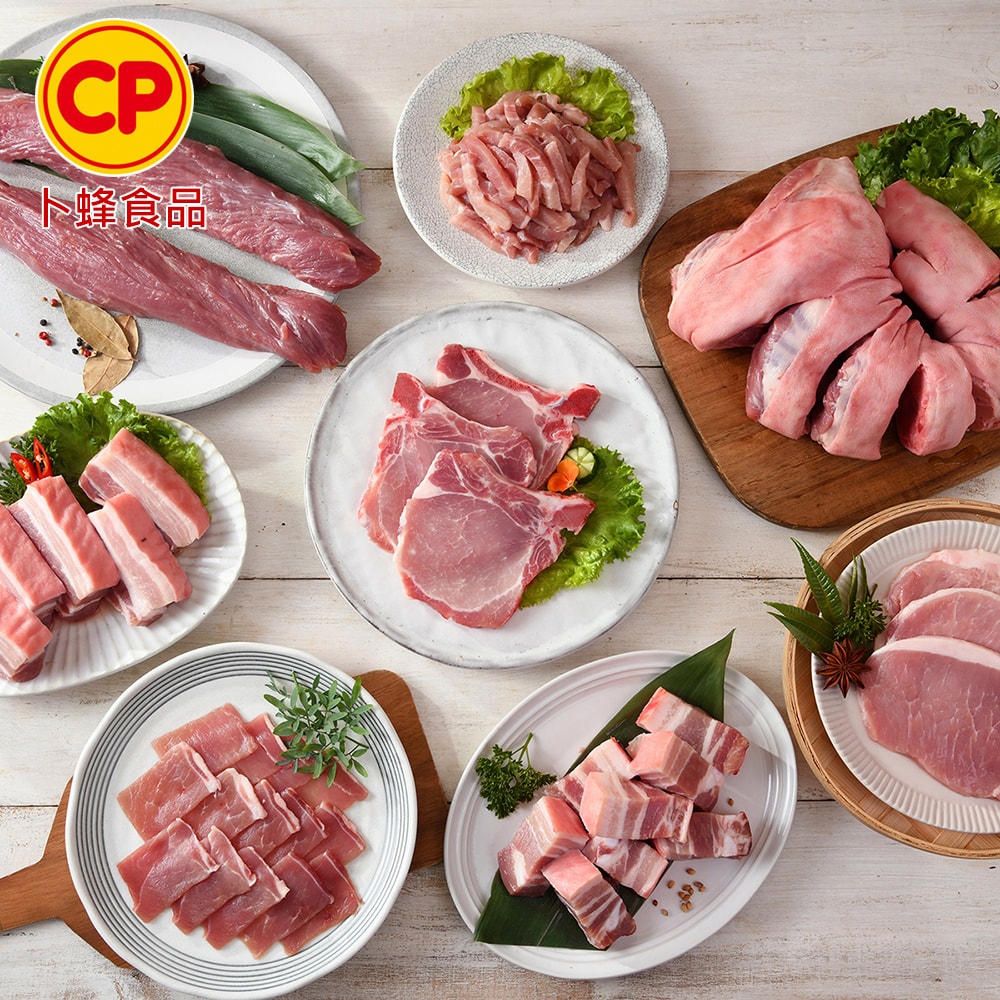 【卜蜂】國產豬 營業用_附皮五花肉x12kg(3kgx4包/箱_箱購.量販.適店家.批發)