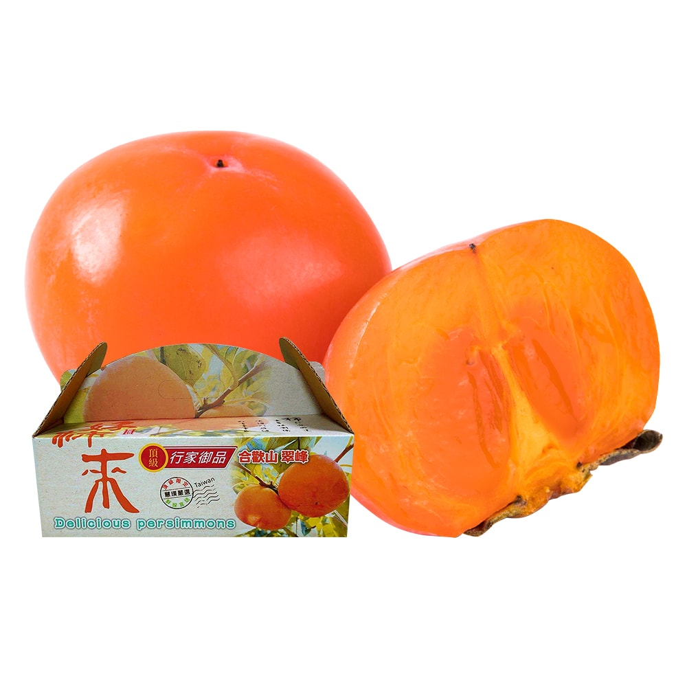 【雪莉朵辣嚴選】合歡山 翠峰甜柿 10A中果6粒入(3.5斤/箱)x1箱-預購