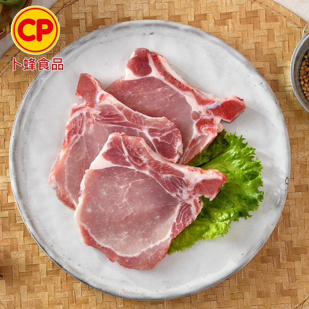 【卜蜂】國產豬 營業用_帶骨大排x12kg(約120片/箱_箱購.量販.適店家.批發)