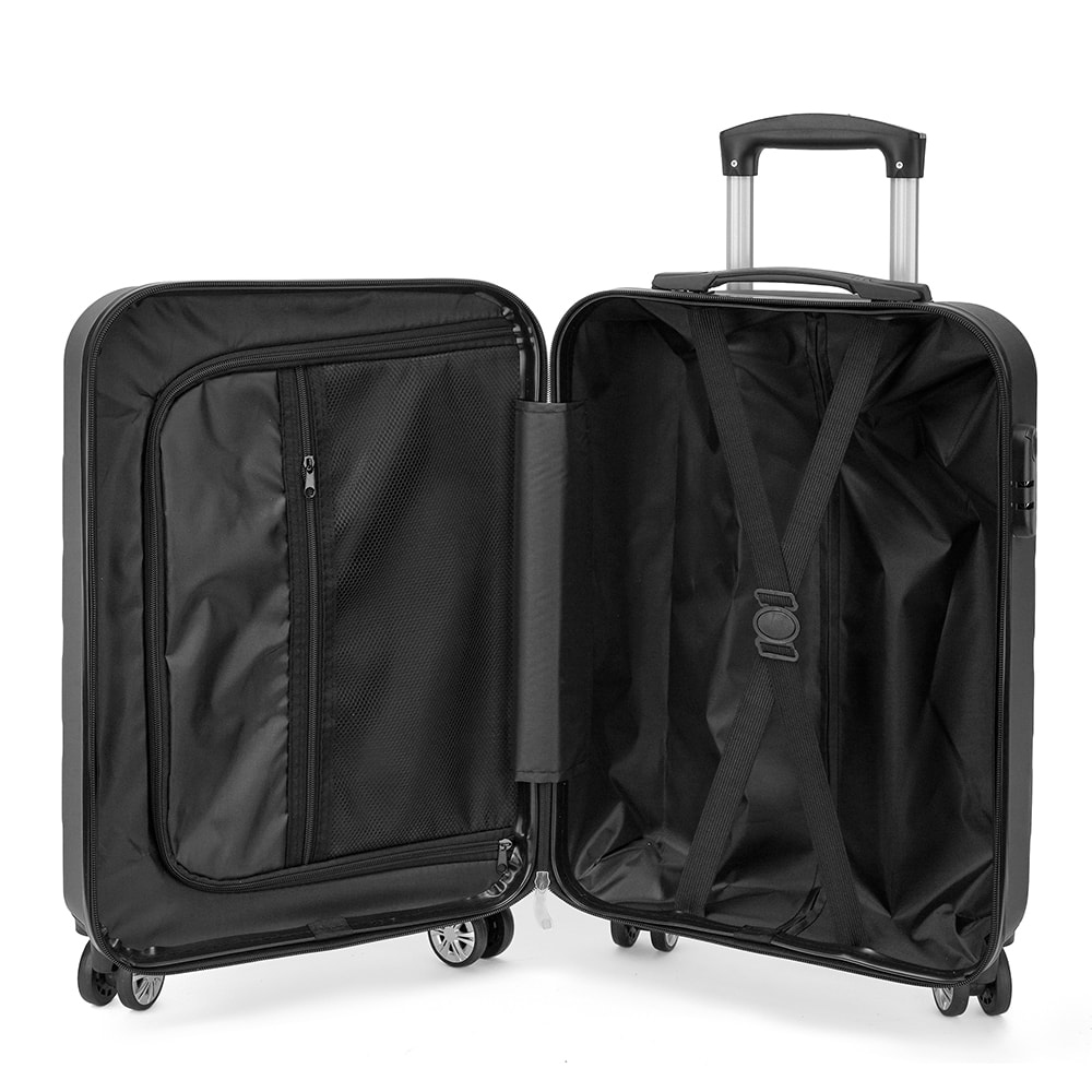 【DISEGNO】20吋交織時尚拉鍊行李箱