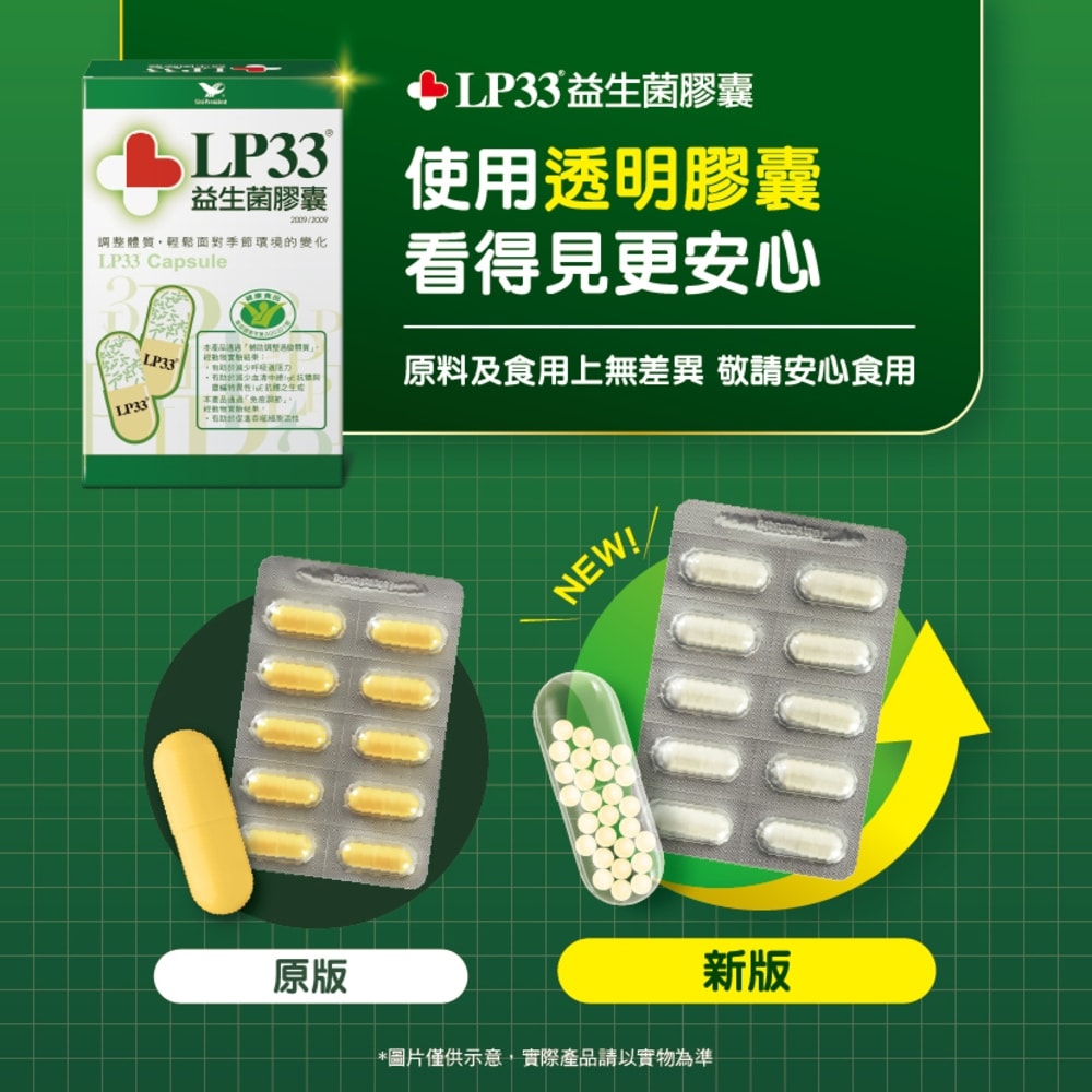 【統一】LP33益生菌膠囊x2盒(60入/盒)