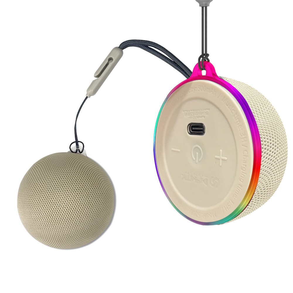 【J.S.優品】迷你磁吸式 重低音無線藍牙音響 手機支架藍牙喇叭 360度環繞立體聲