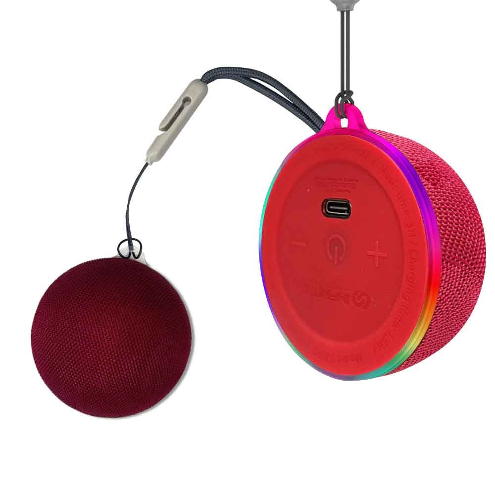 【J.S.優品】迷你磁吸式 重低音無線藍牙音響 手機支架藍牙喇叭 360度環繞立體聲